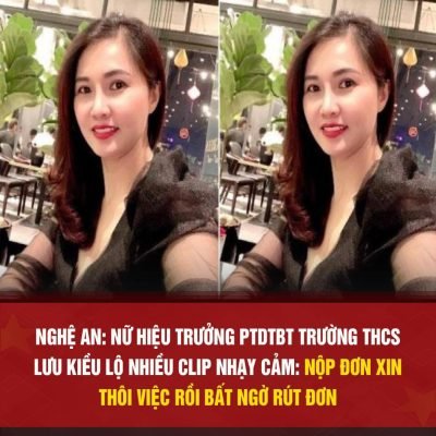 Clip Sex Nữ hiệu trưởng THCS Lưu Kiều Nghệ An Đang Hot